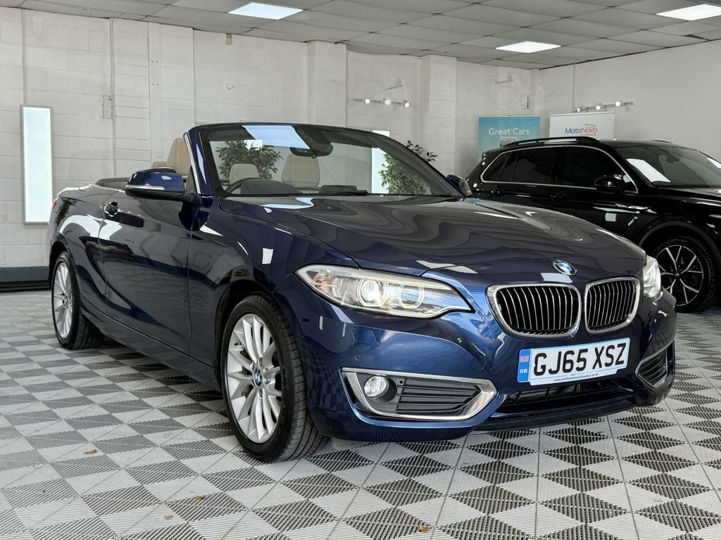BMW 2 Series 2015 2.0 220I Luxury Convertible Blue #4