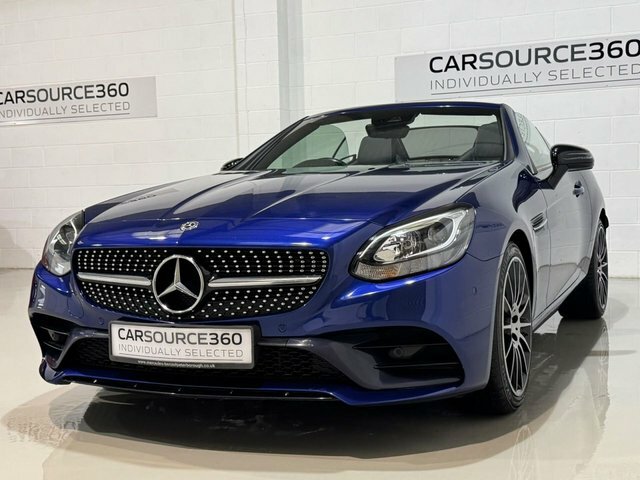 Mercedes-Benz SLC 2018 2.0 Slc300 Amg Line Convertible G- Blue #5
