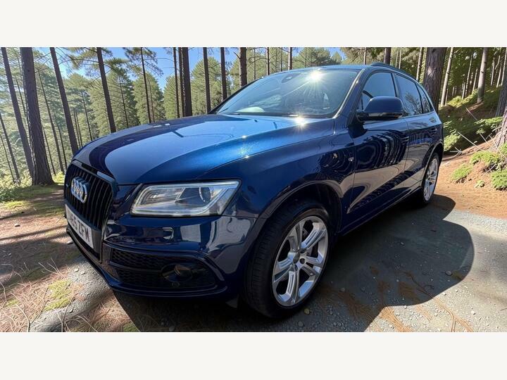Audi Q5 3.0 Tdi V6 S Line Plus S Tronic Quattro Euro 6 S Blue #4