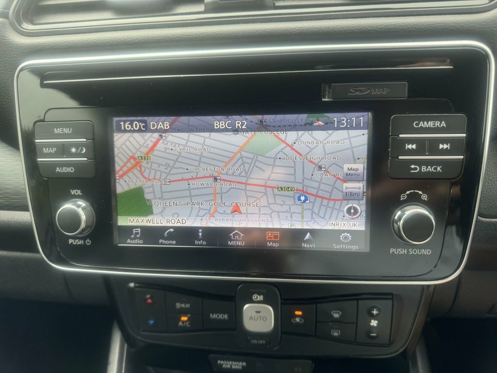 Nissan Leaf 40Kw N-connecta With Sat Nav And 360 View Cam Red #13