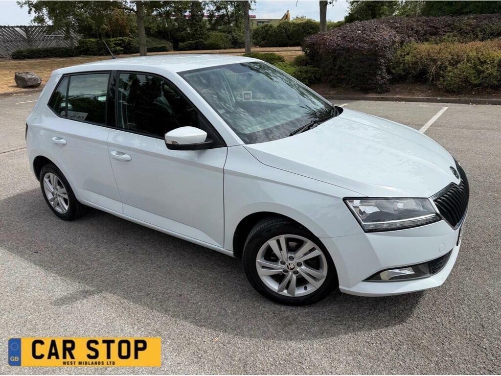 Skoda Fabia 1.0 Se Euro 6 S S White