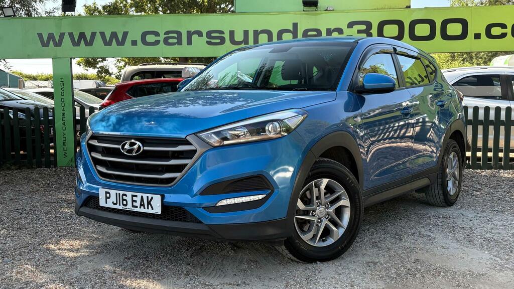 Hyundai Tucson 1.7 Crdi Blue Drive S Euro 6 Ss PJ16EAK Blue #3