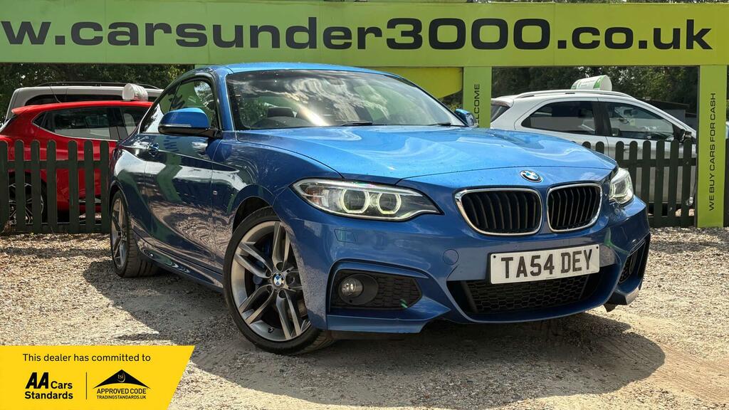 BMW 2 Series 2.0 220D M Sport Euro 6 Ss TA54DEY Blue