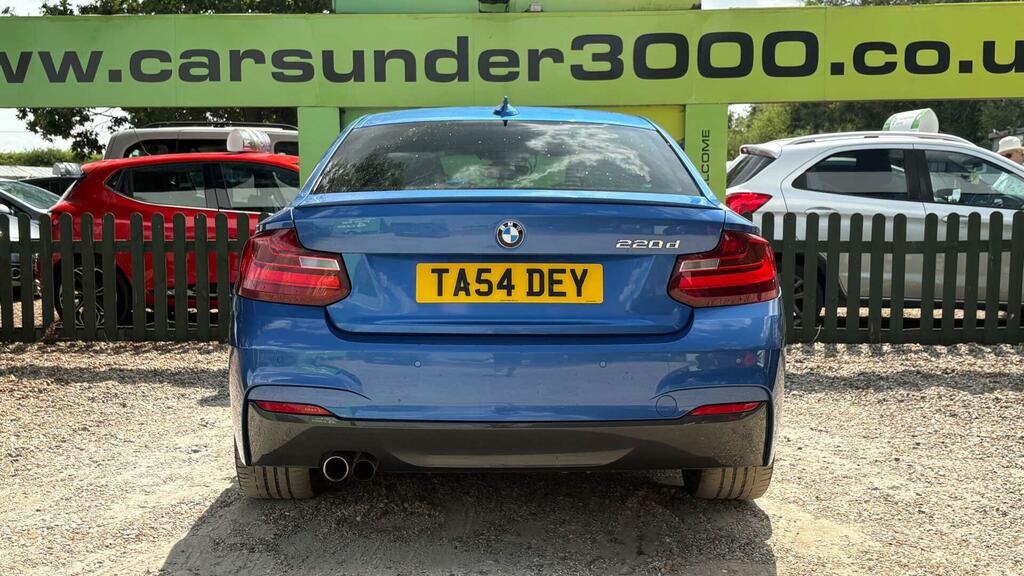 BMW 2 Series 2.0 220D M Sport Euro 6 Ss TA54DEY Blue #4