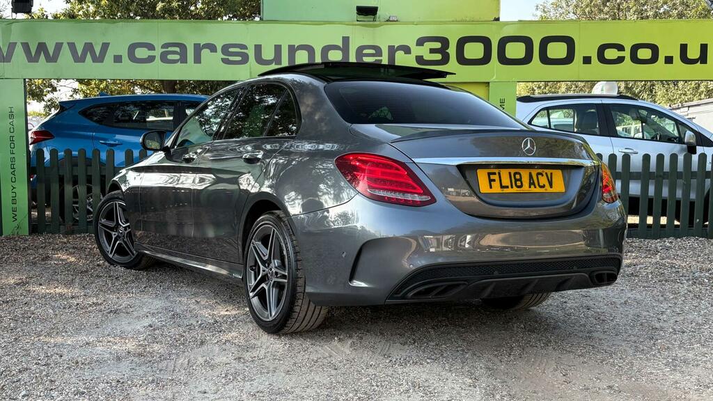 Mercedes-Benz C Class 2.0 C200 Amg Line Premium Plus G-tronic Euro 6 FL18ACV Grey #6