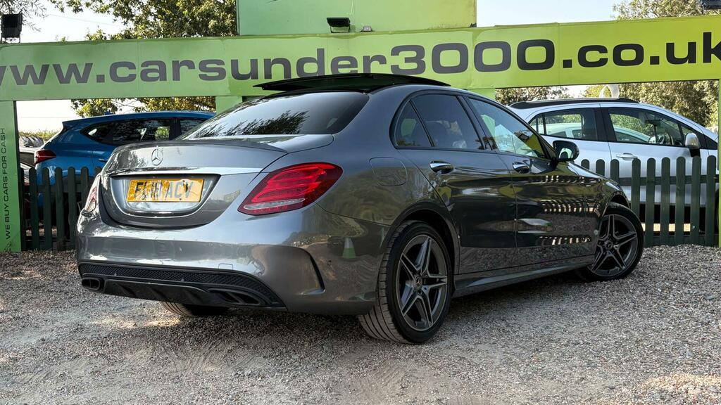 Mercedes-Benz C Class 2.0 C200 Amg Line Premium Plus G-tronic Euro 6 FL18ACV Grey #4