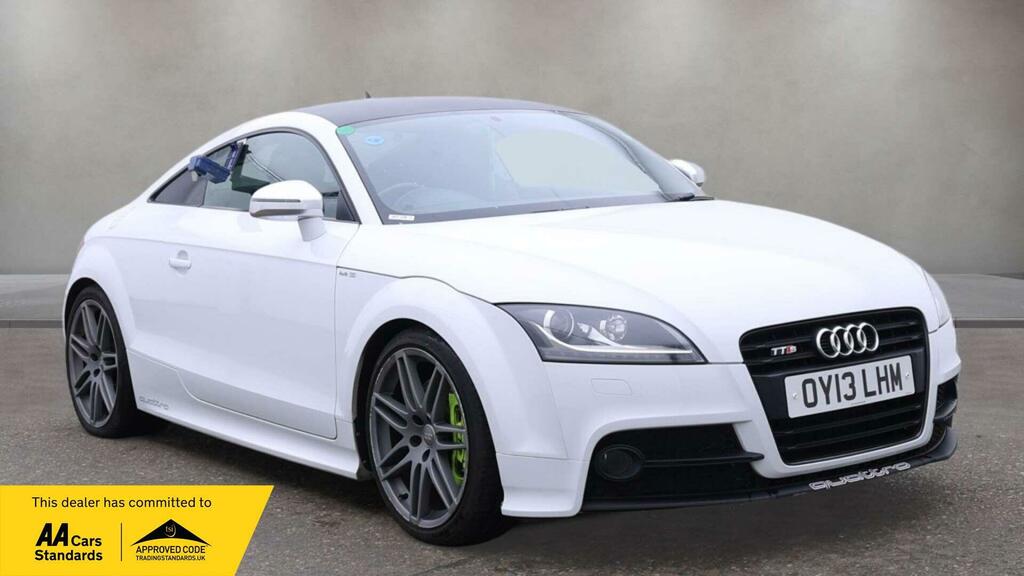 Audi TTS 2.0 Tfsi Black Edition S Tronic Quattro Euro 5 White