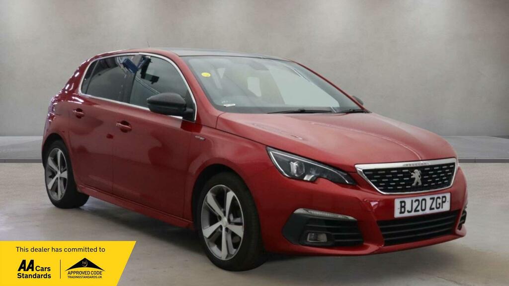 Peugeot 308 1.2 Puretech Gpf Gt Line Euro 6 Ss Red