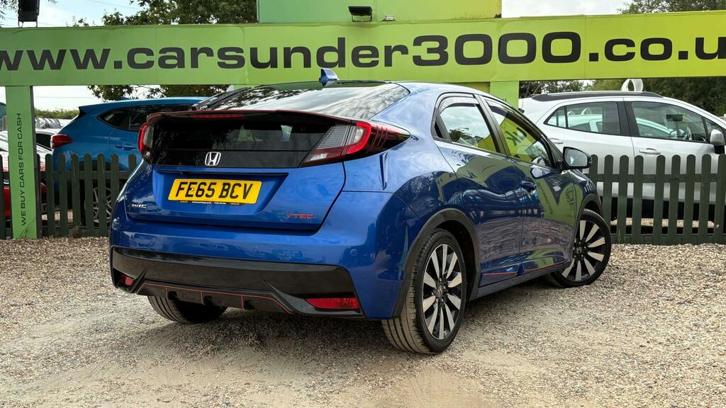 Honda Civic Se Plus Blue #5