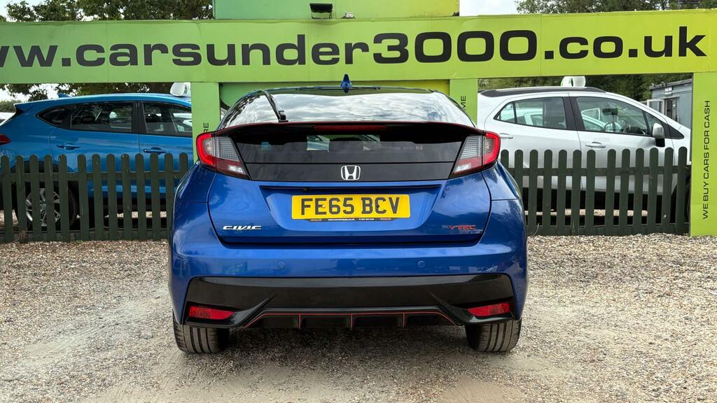 Honda Civic Se Plus Blue #4