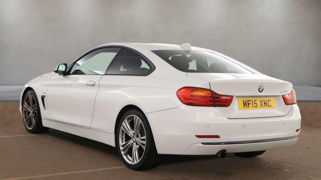 BMW 4 Series Sport White #6