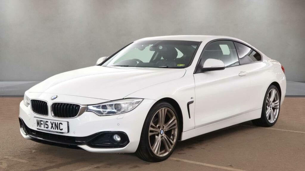 BMW 4 Series Sport White #5