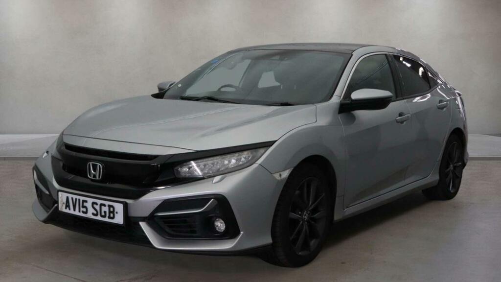 Honda Civic Ex Silver #6