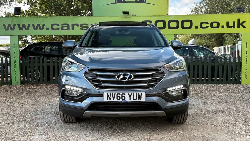 Hyundai Santa Fe Premium Se Blue #2