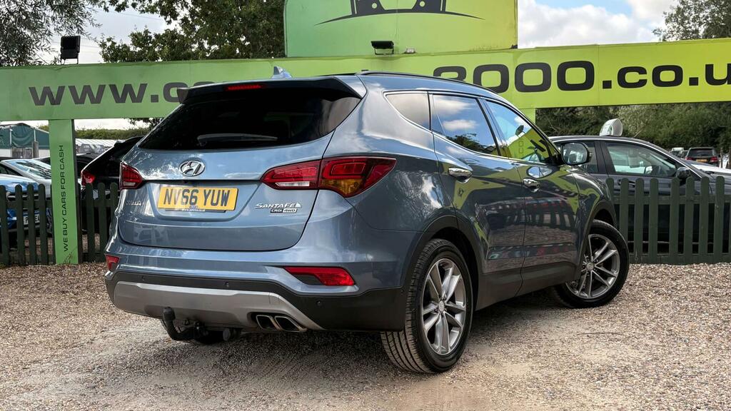 Hyundai Santa Fe Premium Se Blue #6