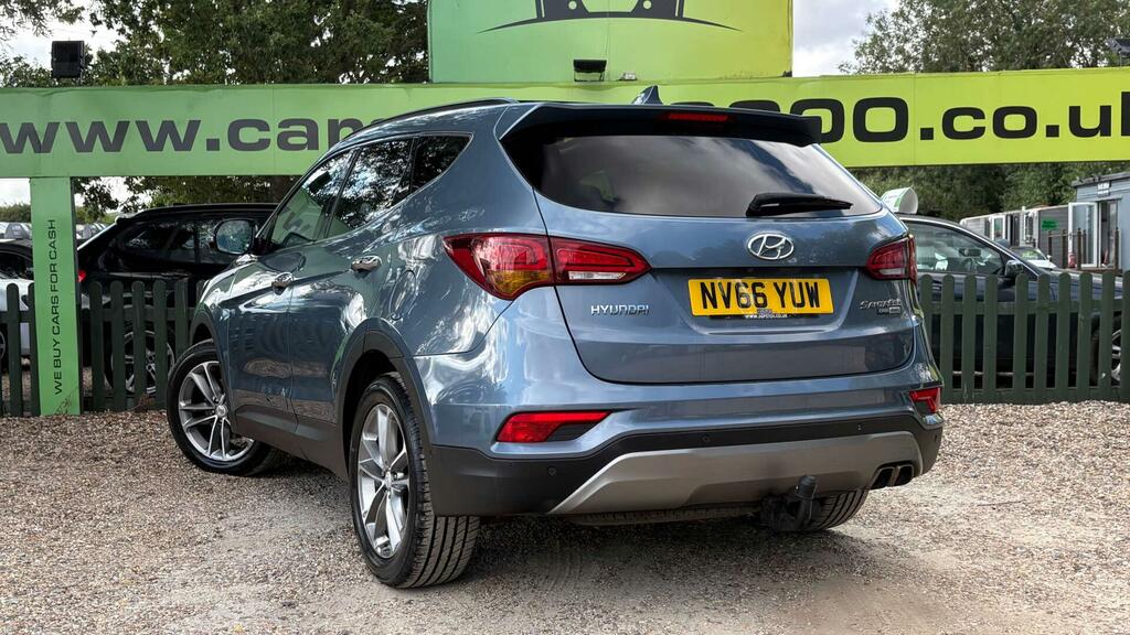 Hyundai Santa Fe Premium Se Blue #4