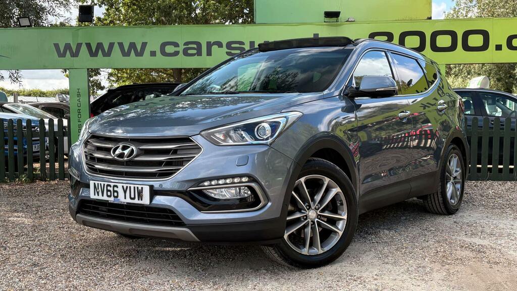 Hyundai Santa Fe Premium Se Blue #3