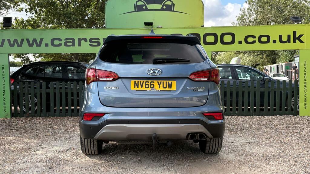 Hyundai Santa Fe Premium Se Blue #5