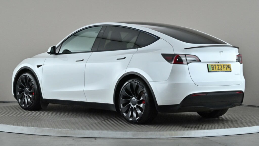Tesla Model Y Performance Awd White #4