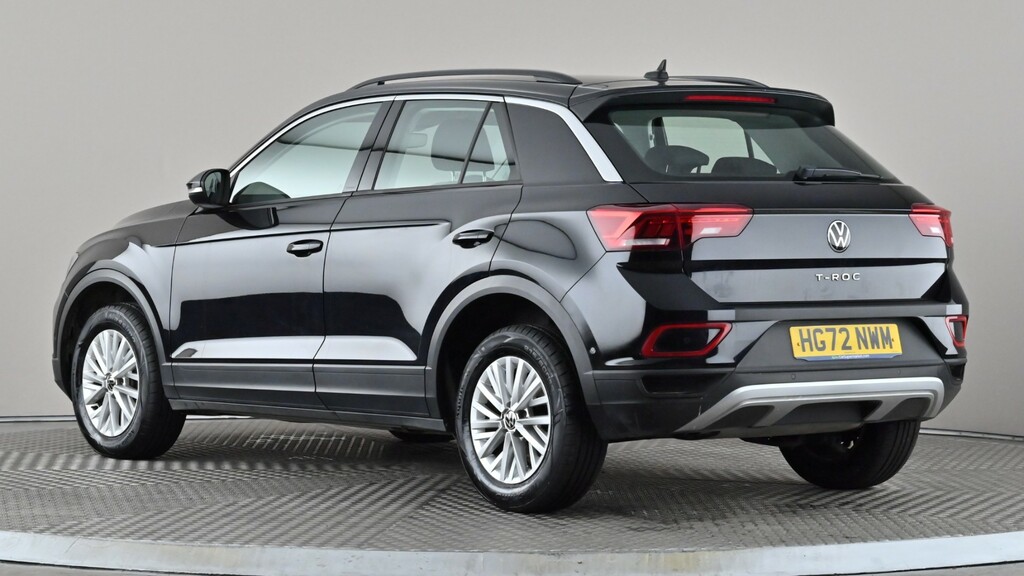 Volkswagen T-Roc 1.5 Tsi Life Dsg HG72NWM Black #4