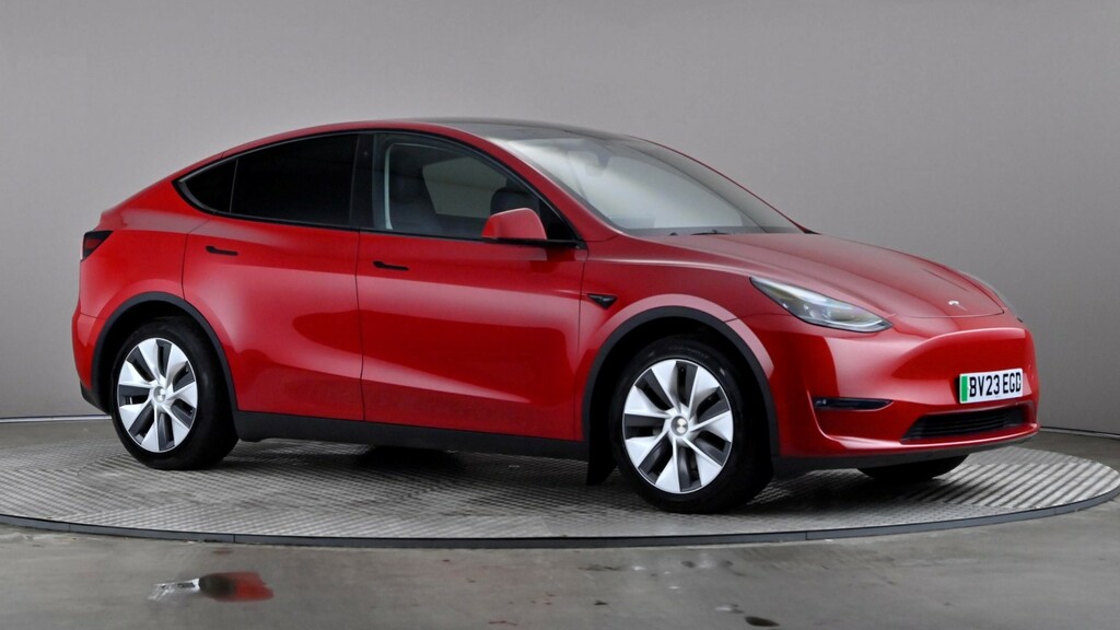 Tesla Model Y Long Range Awd Red