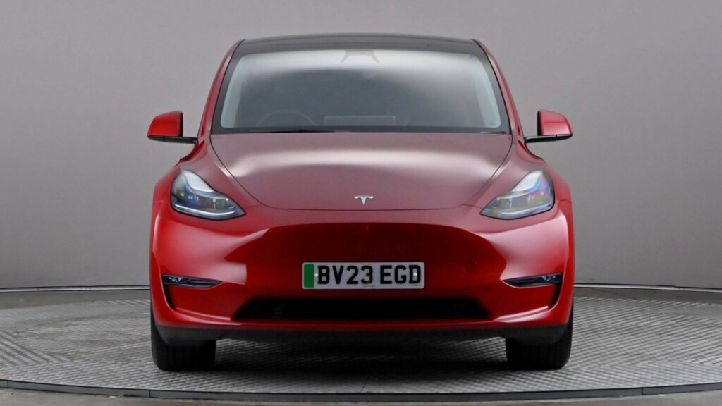 Tesla Model Y Long Range Awd BV23EGD Red #2