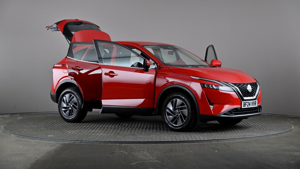 Nissan Qashqai 1.3 Dig-t Mh 158 Acenta Premium Xtronic Red #6