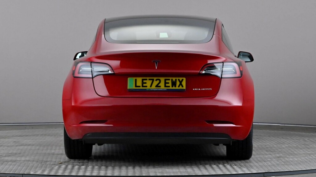 Tesla Model 3 Long Range Awd Red #5