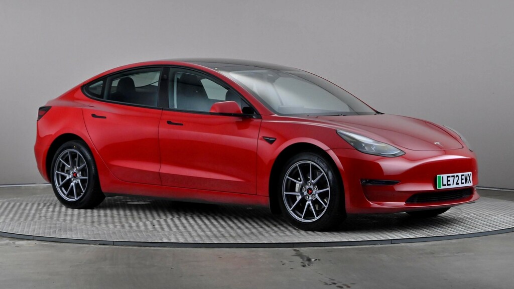 Tesla Model 3 Long Range Awd Red