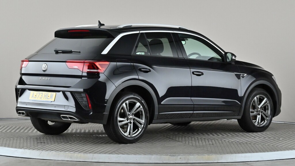 Volkswagen T-Roc 1.5 Tsi R-line Dsg AJ73HLM Black #6