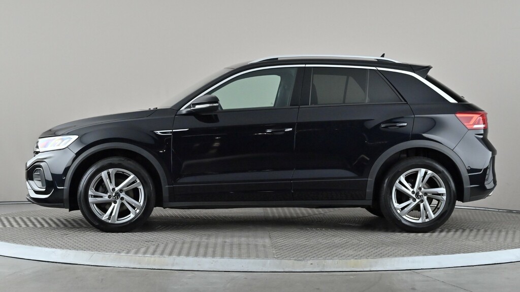Volkswagen T-Roc 1.5 Tsi R-line Dsg AJ73HLM Black #3