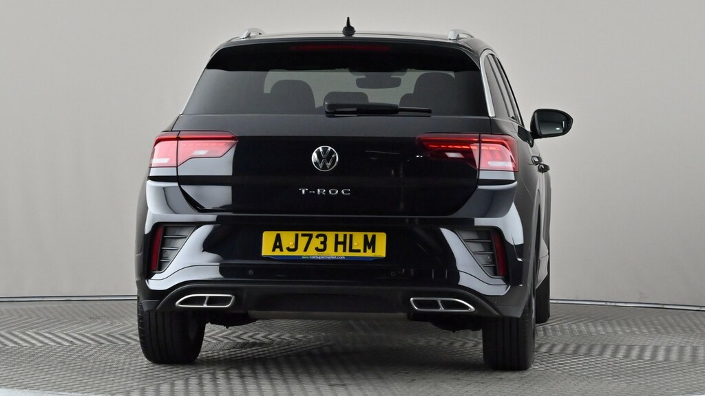 Volkswagen T-Roc 1.5 Tsi R-line Dsg AJ73HLM Black #5