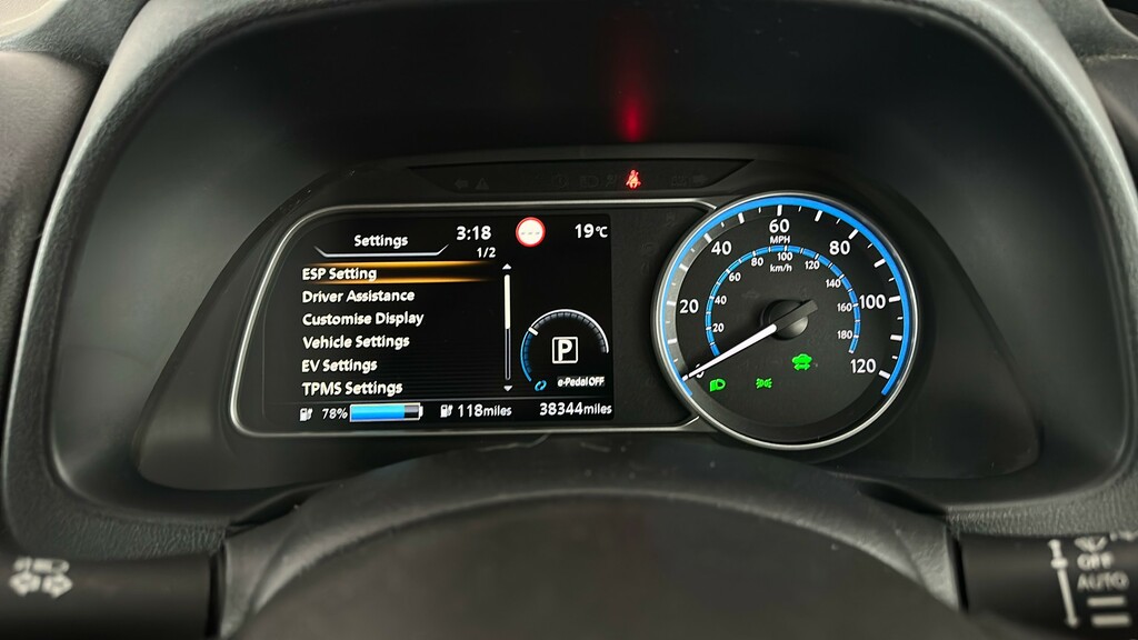 Nissan Leaf 39Kw N-connecta With Sat Nav And 360 View Cam Grey #15