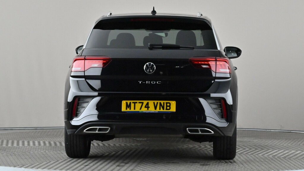 Volkswagen T-Roc 1.5 Tsi R-line Dsg Black #5