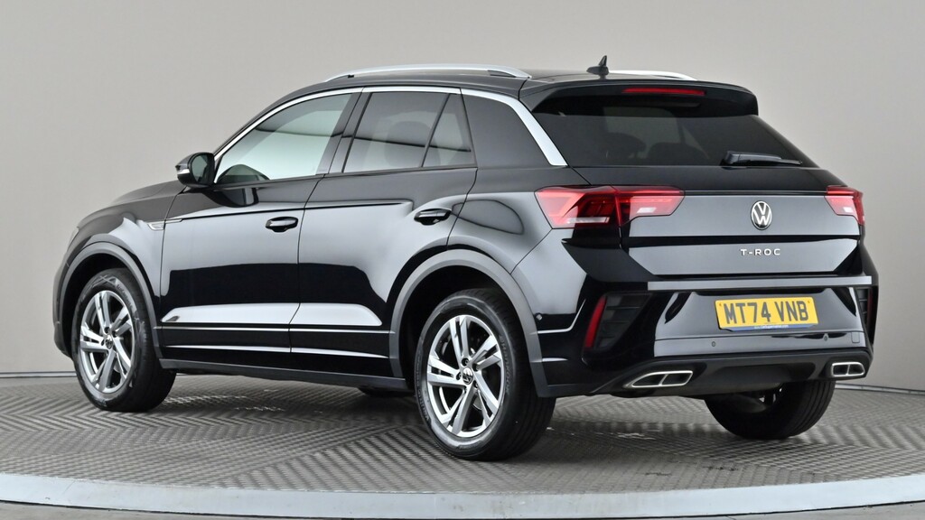 Volkswagen T-Roc 1.5 Tsi R-line Dsg Black #4