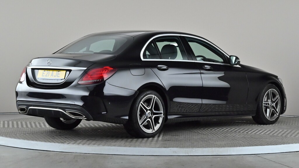 Mercedes-Benz C Class C200 Amg Line 9G-tronic Black #6