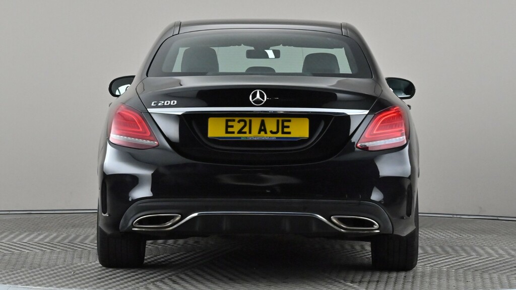 Mercedes-Benz C Class C200 Amg Line 9G-tronic Black #5
