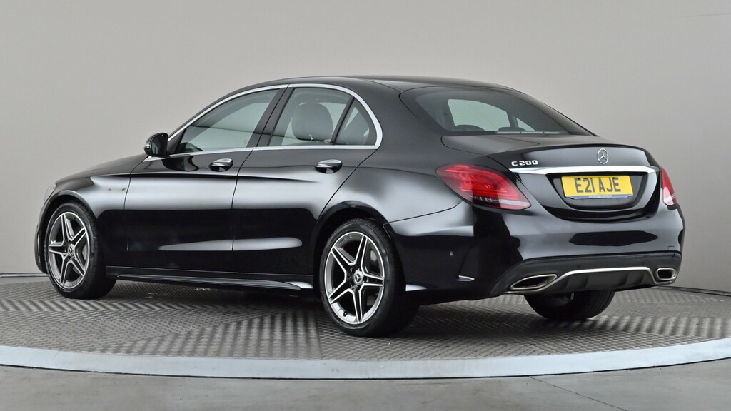 Mercedes-Benz C Class C200 Amg Line 9G-tronic Black #4