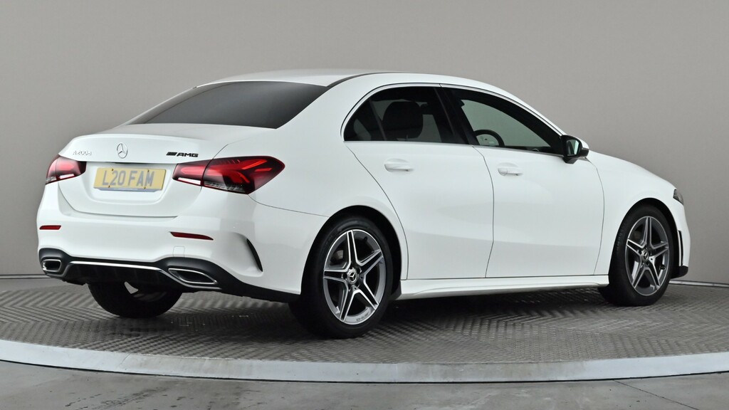 Mercedes-Benz A Class A200d Amg Line White #6
