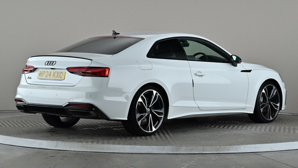 Audi A5 40 Tfsi 204 Black Edition S Tronic White #6