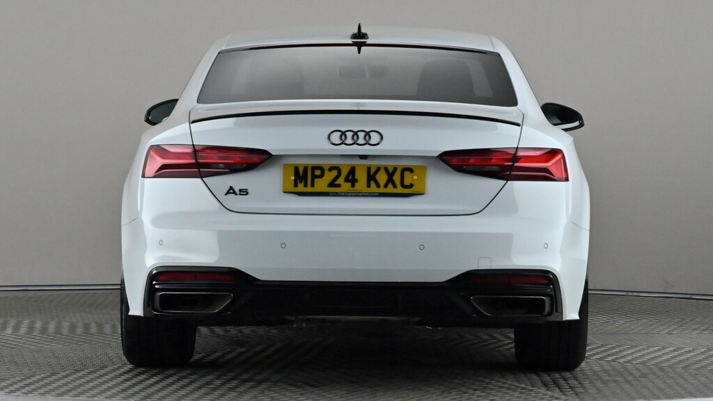Audi A5 40 Tfsi 204 Black Edition S Tronic White #5