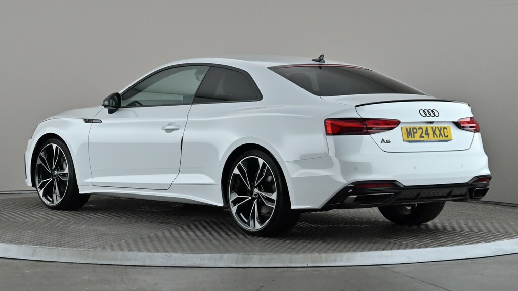 Audi A5 40 Tfsi 204 Black Edition S Tronic White #4