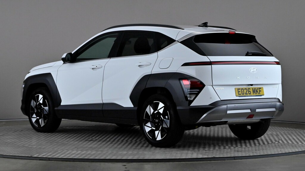 Hyundai Kona 1.6 Hybrid 138 Ultimate Dct White #4