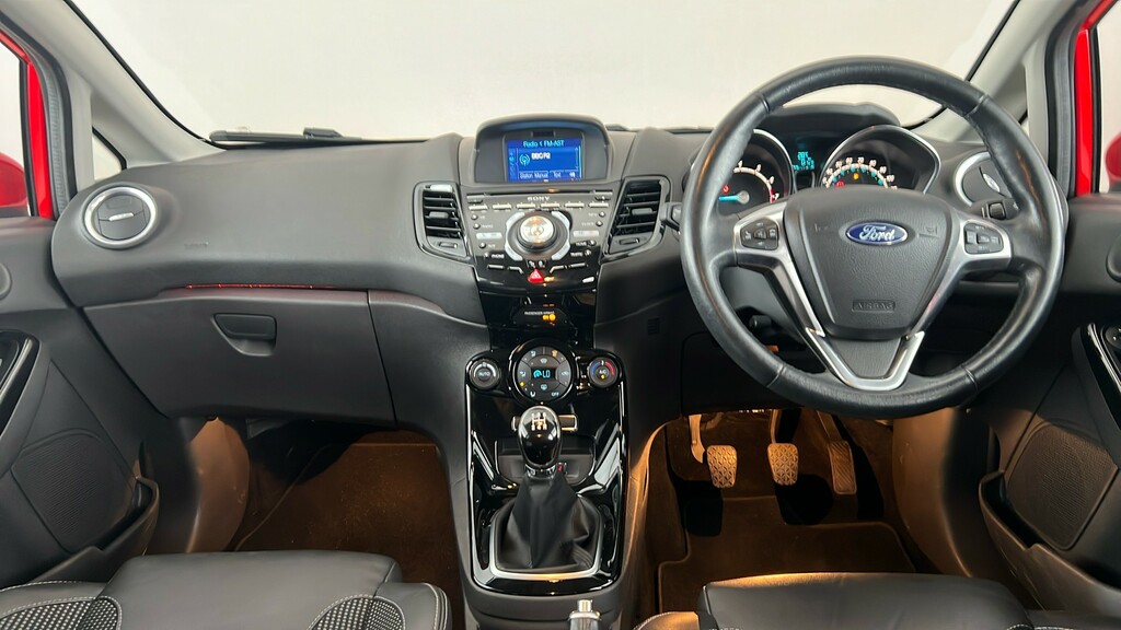 Ford Fiesta 1.0 Zetec 2017.0 Tax,64mpg,bluetooth,dab,air Con,f Red #13
