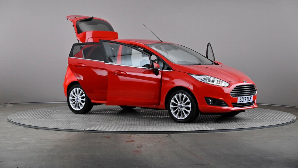 Ford Fiesta 1.0 Zetec 2017.0 Tax,64mpg,bluetooth,dab,air Con,f Red #7