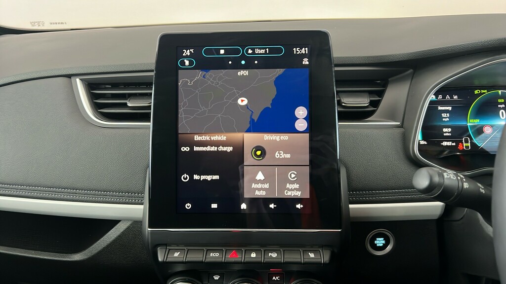 Renault Zoe Zoe 100Kw Gt Line R135 50Kwh Rapid Charge Au Black #16