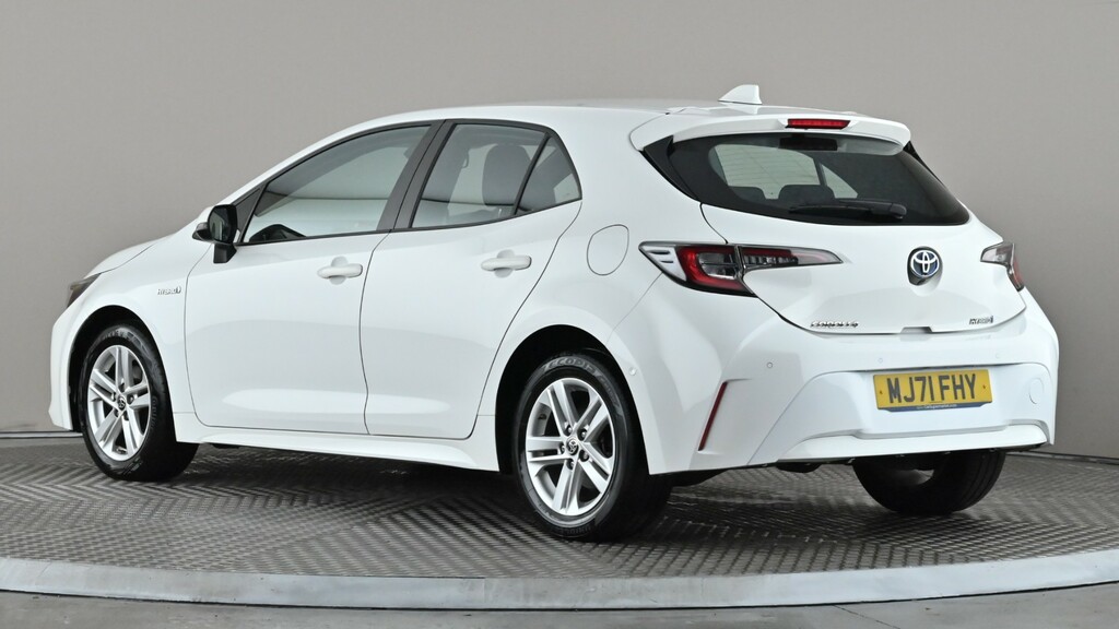 Toyota Corolla 1.8 Vvt-i Hybrid Icon Tech Cvt White #4