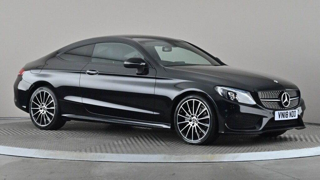 Mercedes-Benz C Class C200 Amg Line Premium 9G-tronic Black