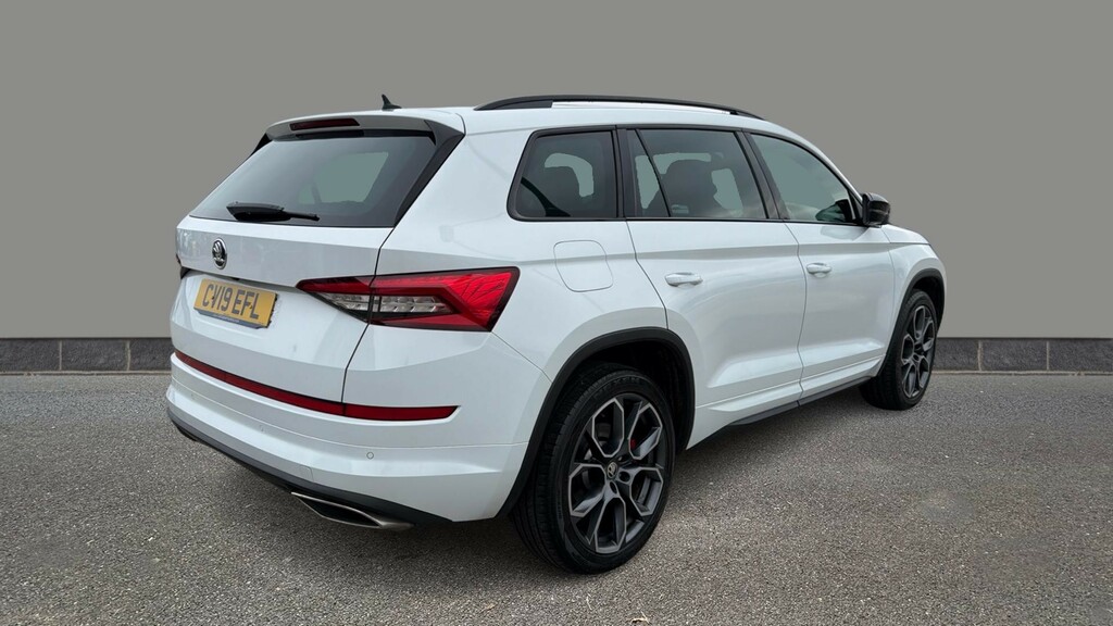 Skoda Kodiaq 2.0 Bitdi 239 Vrs 4X4 Dsg 7 Seat White #6