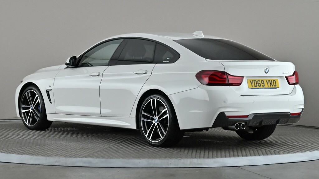 BMW 4 Series Gran Coupe 420D 190 M Sport Professional Media YD69YKO White #4